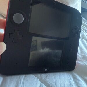 Nintendo 2DS Handheld Console - Black and Red